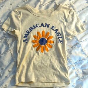 American Eagle cropped Baby Tee